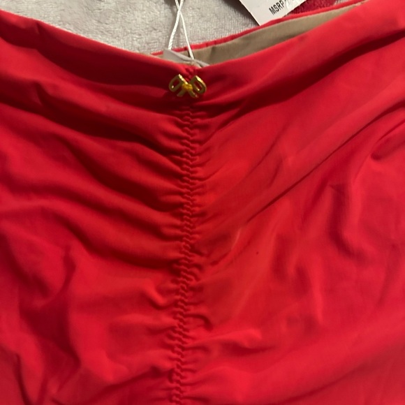 NWT PilyQ Ava Basic  Full Ruched Bikini  Bottom - Picture 5 of 10